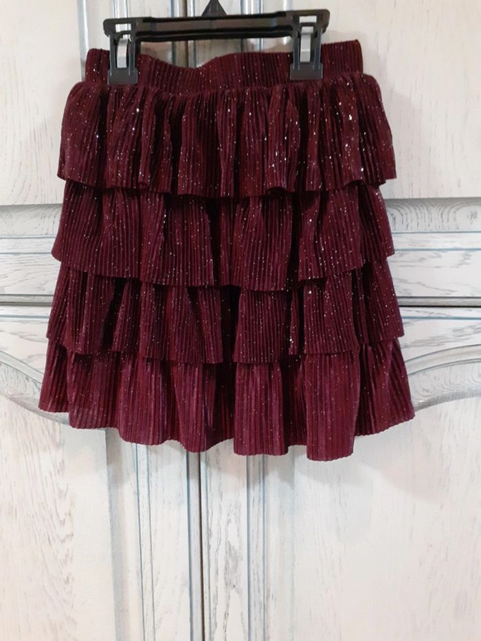 Jupe frou frou  pailleté  6ans - photo numéro 7