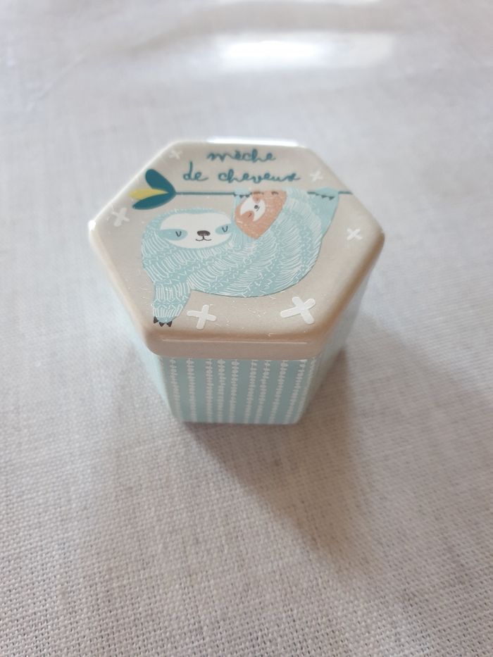 Boite de rangement porcelaine dès la naissance - photo numéro 2