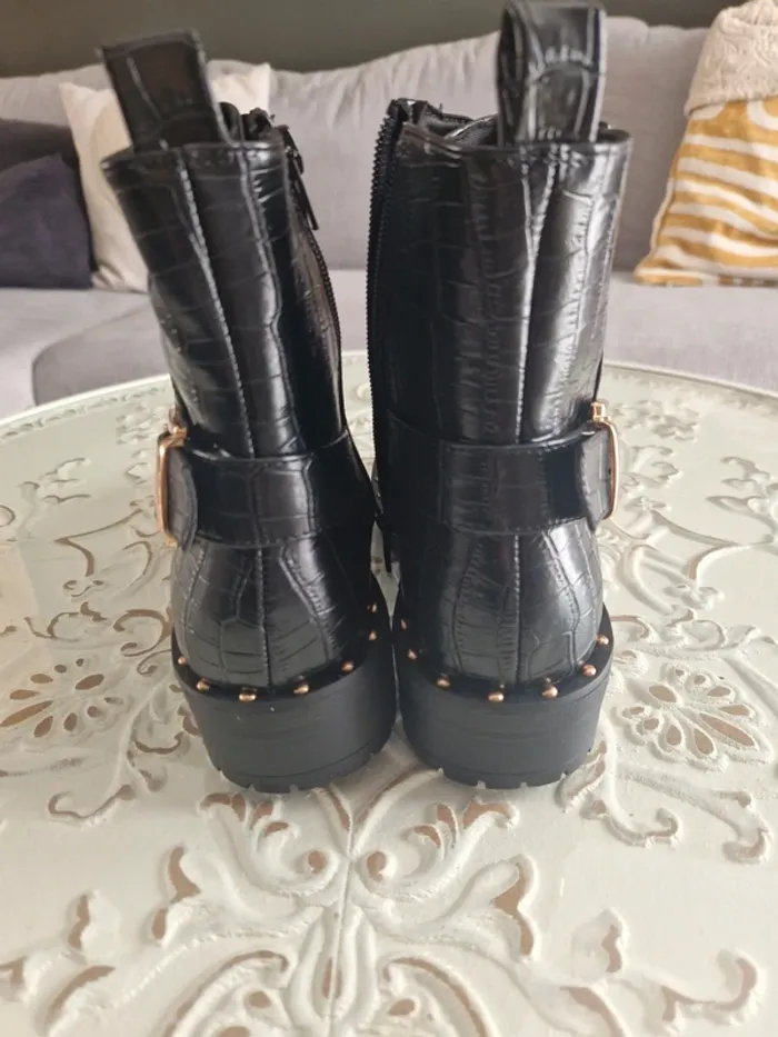 Bottines noires Asos Design – Taille 38 - photo numéro 6