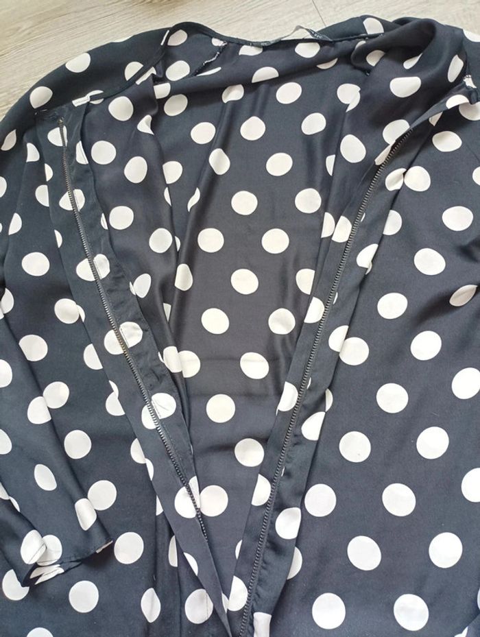 Chemise zippée Zara Basic Taille M - photo numéro 4