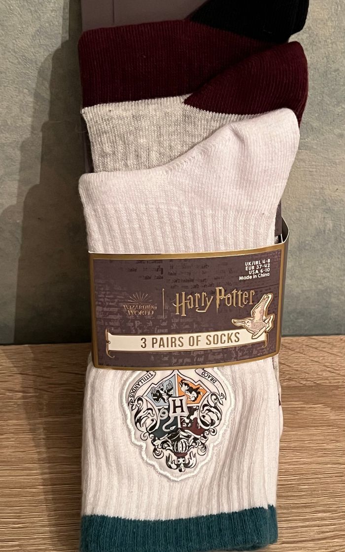 Lot de 3 paires de chaussettes Harry Potter - photo numéro 3
