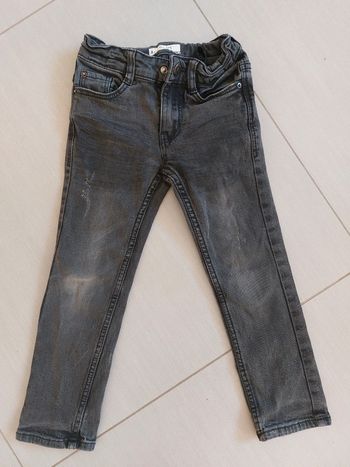 Jean slim réglable à la taille