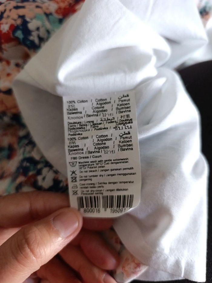 Robe d'été fleuri bretelle camaïeu t40-42 - photo numéro 10