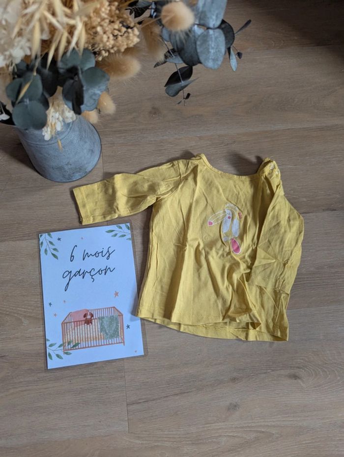 T-shirt manches longues 6 mois
