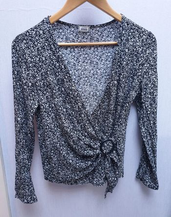 Blouse cache coeur fleurie pimkie