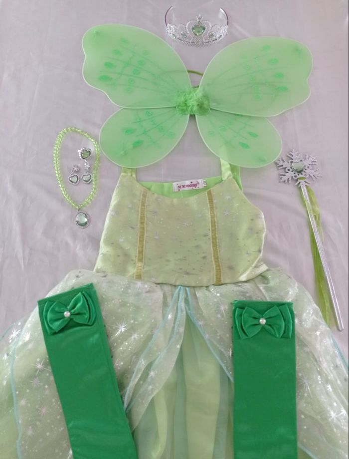 Déguisement fée verte et accessoires 6ans - photo numéro 3