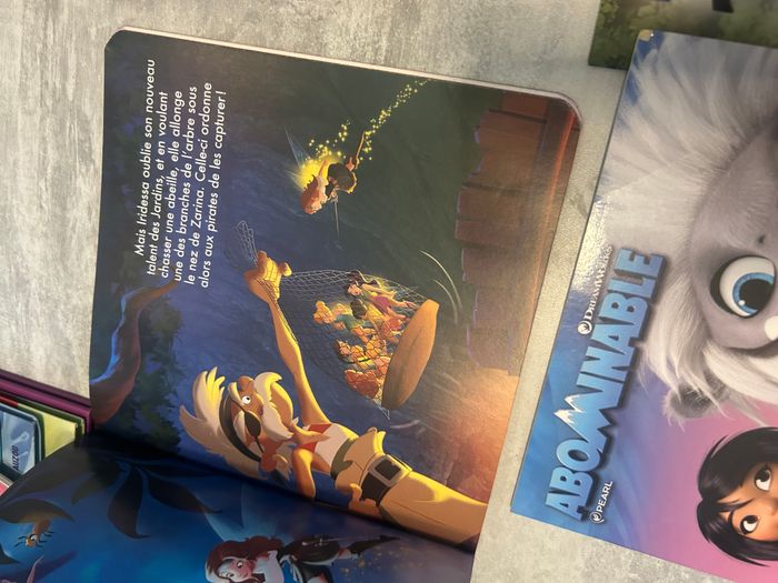 lot 4 livres Astérix Abominable Dragons 3 et Clochette fée pirate - photo numéro 2