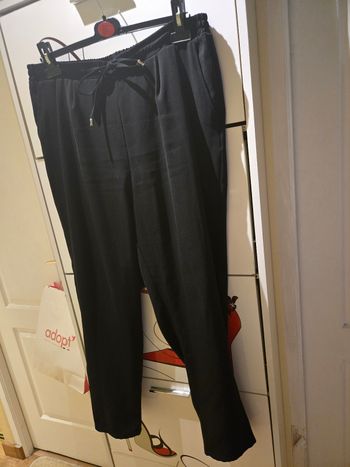 Pantalon noir à taille élastiquée T.44 Primark
