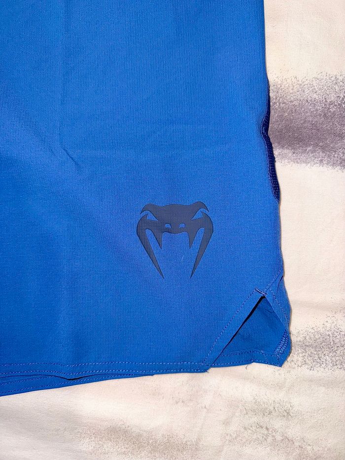 Ensemble Venum Contender Bleu – Rashguard & Fightshort MMA – Neuf XL - photo numéro 4