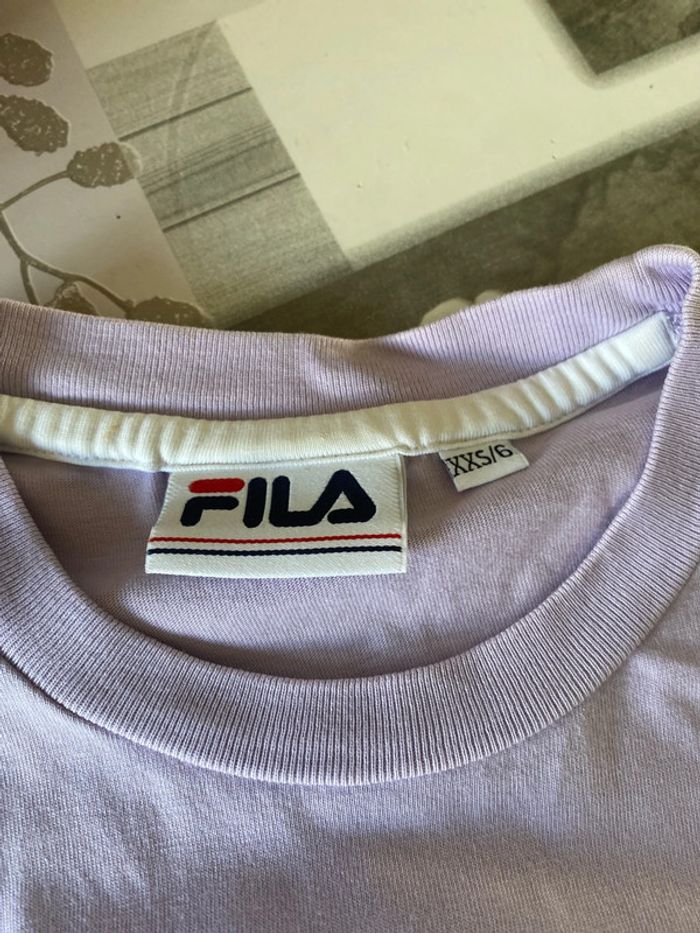 T-shirt Fila Violet - photo numéro 2