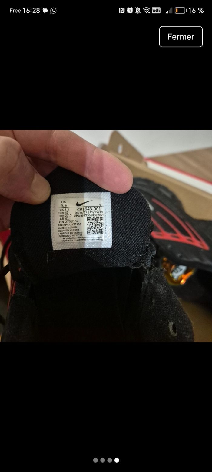 Nike air max  plus 3 orange sanguine - photo numéro 4