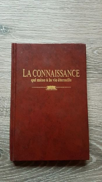 Livre la connaissance qui mène à la vie éternelle