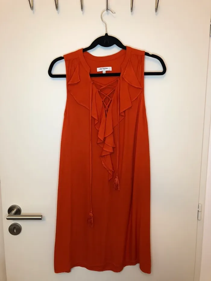 Robe Les Petites orange taille M - photo numéro 5