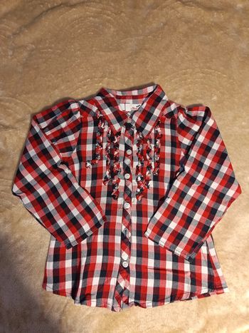 Chemise à carreaux 3 ans