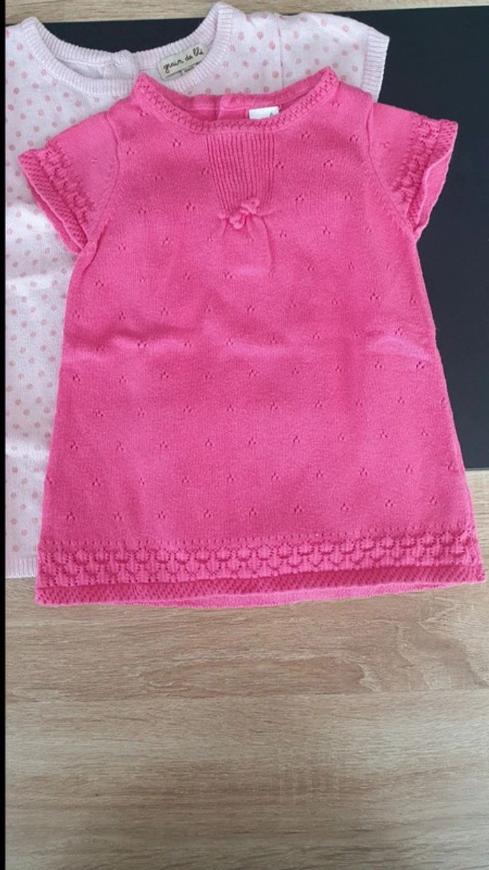 Lot de 2 robe/tunique 6 mois - photo numéro 2
