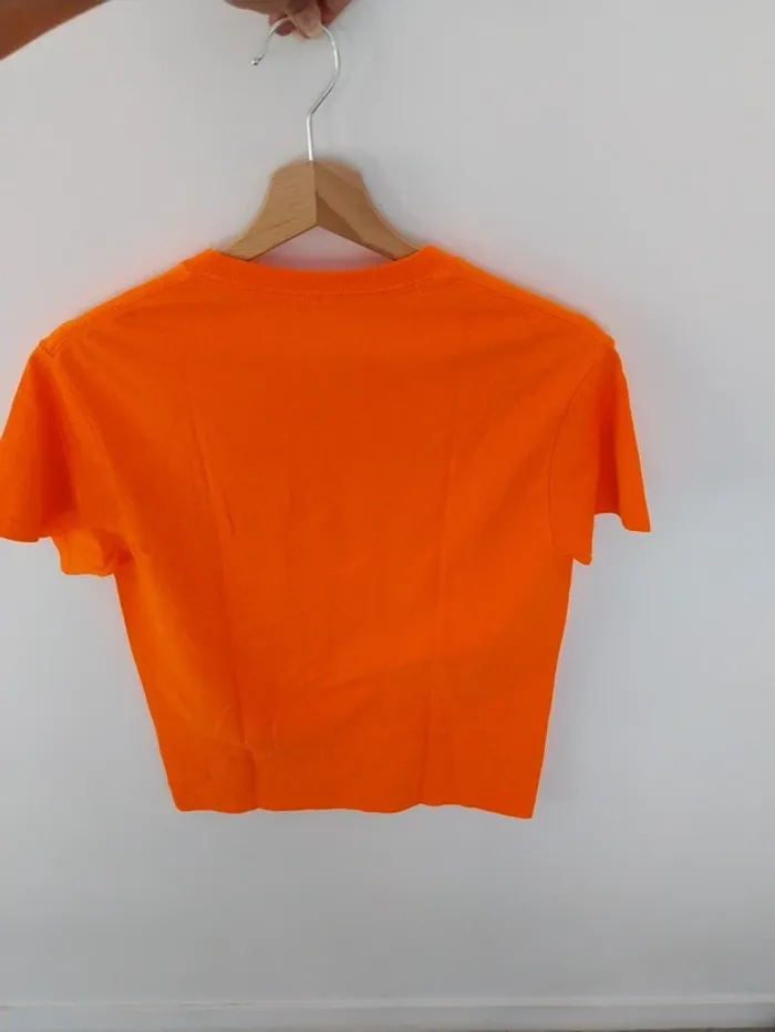 Tee shirt orange - photo numéro 5