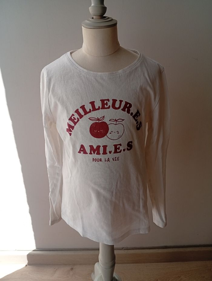 Lot 2 t-shirts manches longues 8 ans - photo numéro 3