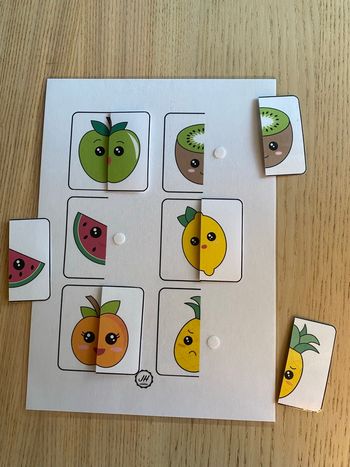 Fiche Montessori : Les fruits 