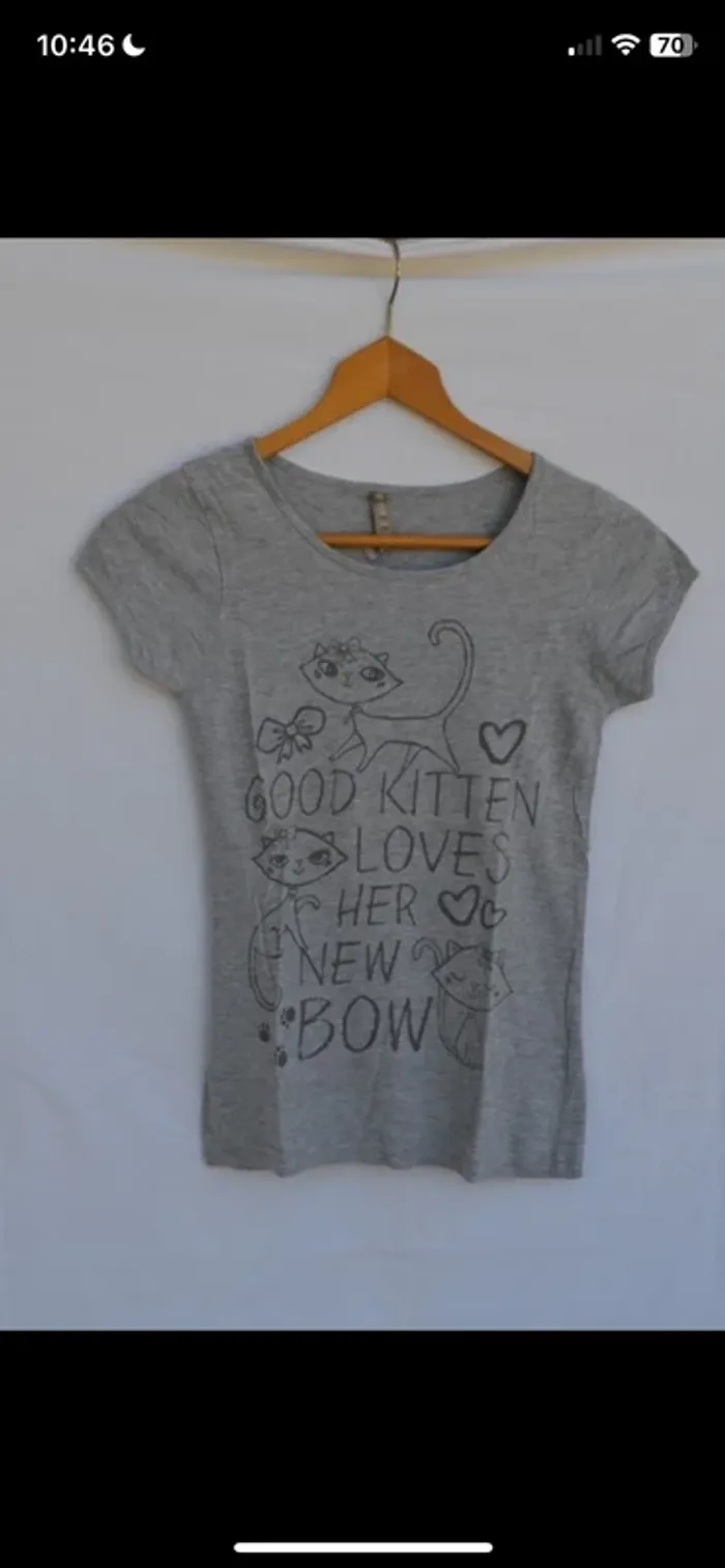 Tee shirt gris - photo numéro 2