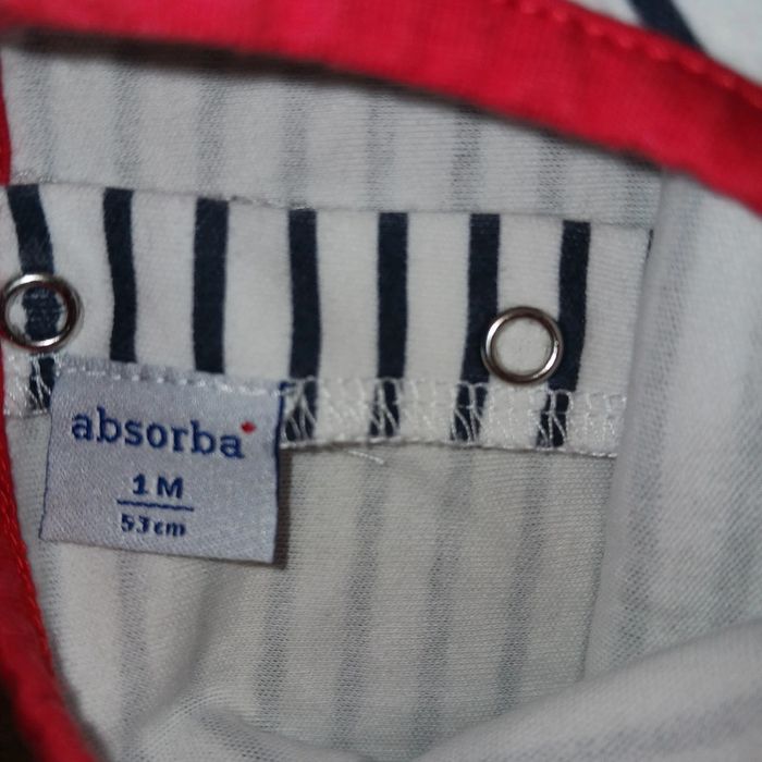 2 robes 👗 body bébé taille 1mois absorba - photo numéro 9