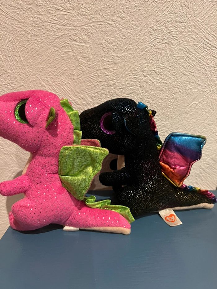 Lot peluches dragons TY - photo numéro 6
