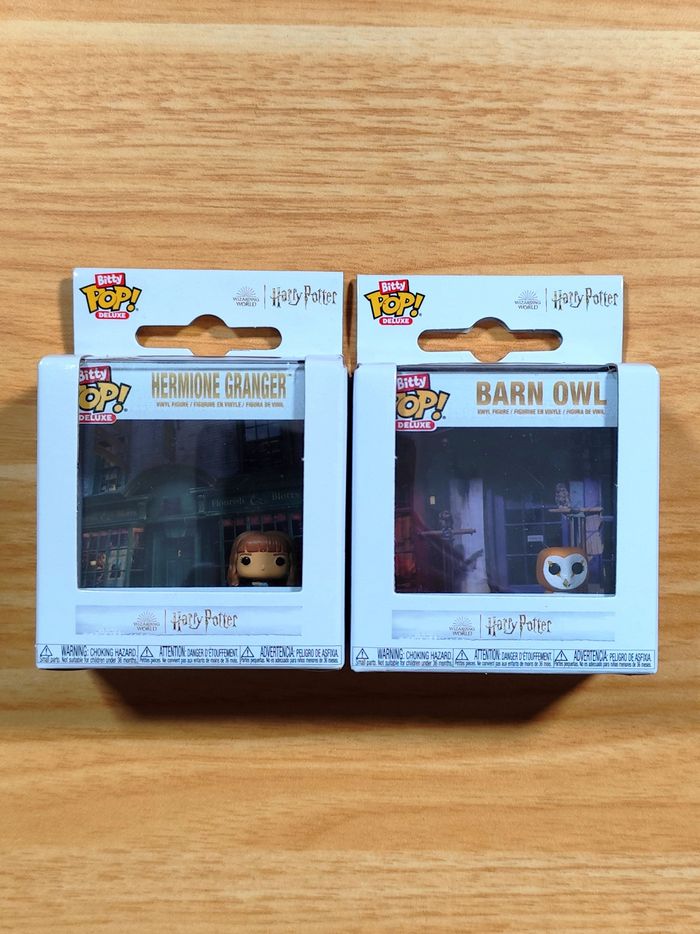 Lot 2 Bitty Pop! Deluxe - Hermione Granger & Barn Owl