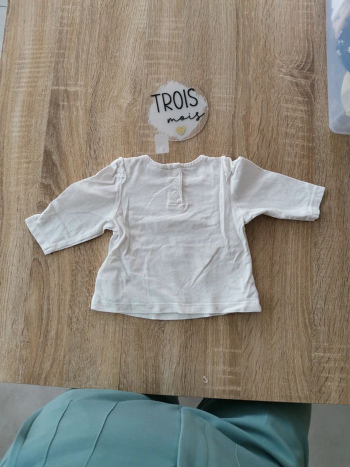 Tee shirt ML bouquet de fleurs - photo numéro 3