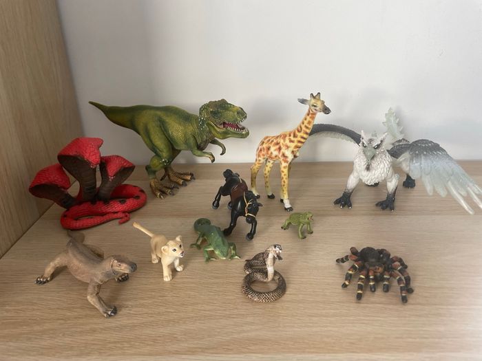 Lot 1: lot de figurines animaux Schleich, Papo et autres - photo numéro 4