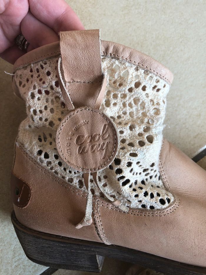 Bottines cow-boy crochet - photo numéro 7