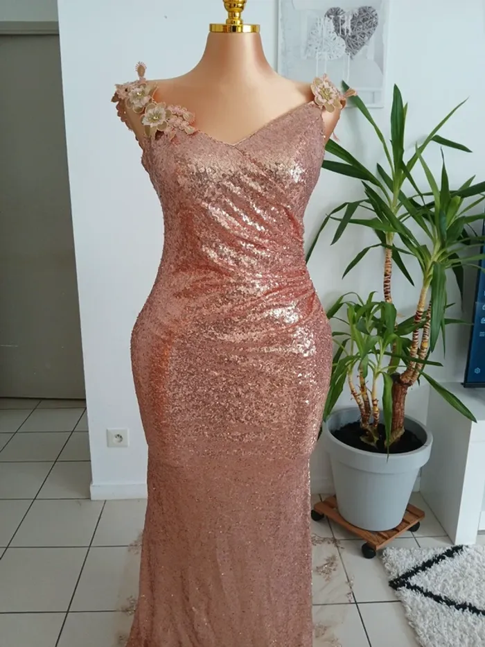 Robe de Cérémonie Mariée Taille L🌿💝 - photo numéro 8