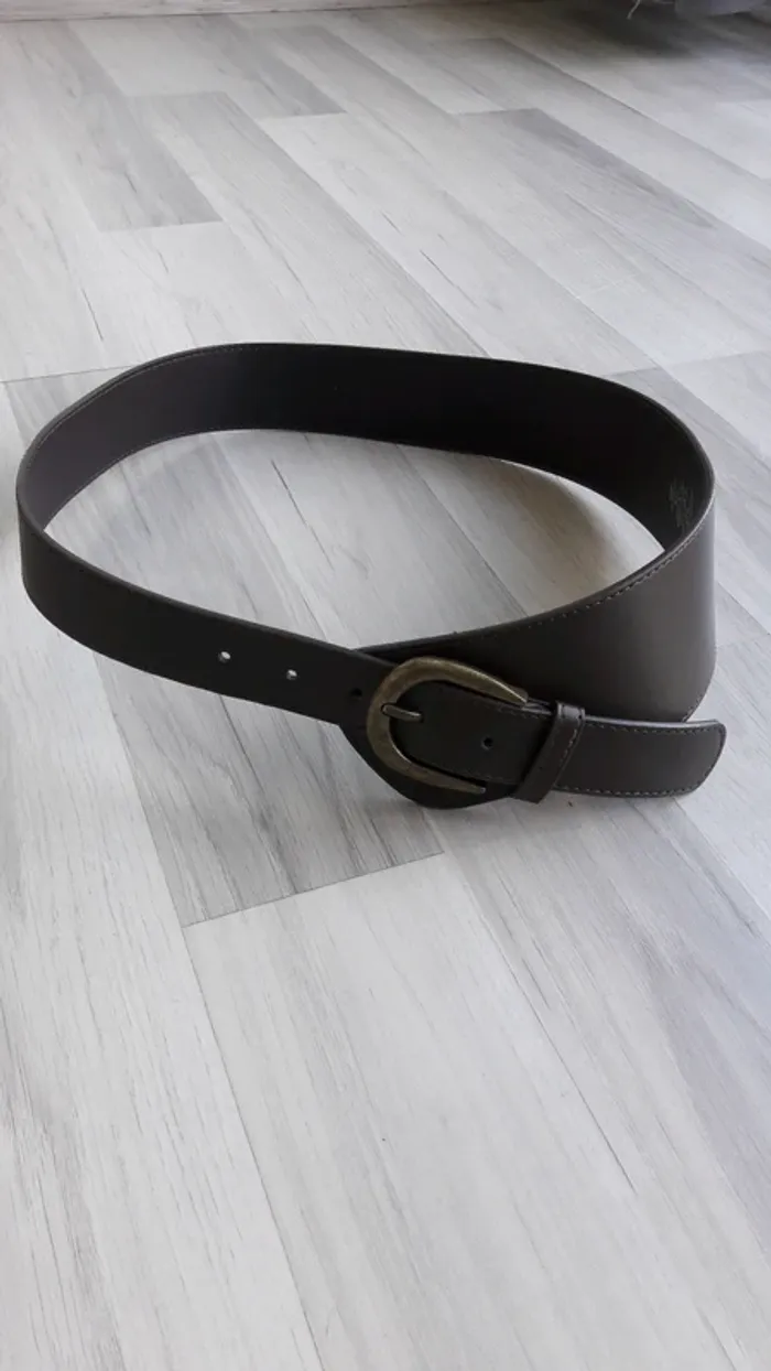 Ceinture marron GEMO 90cm