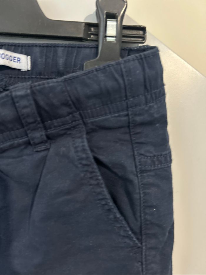 Pantalon jogger bleue marine Okaidi 8ans - photo numéro 4