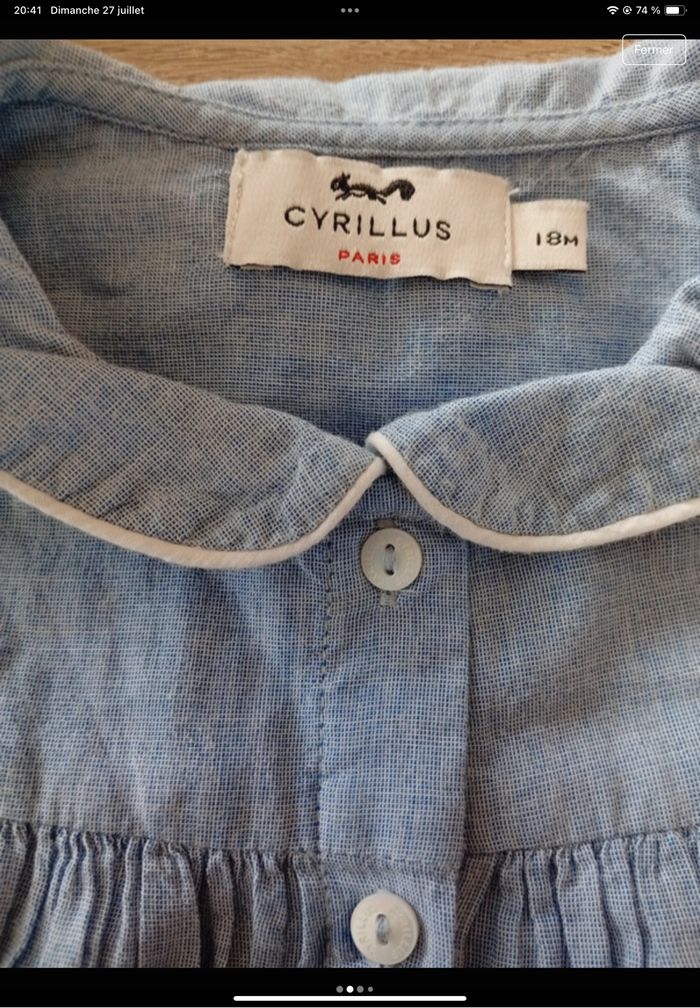 Robe bébé cyrillus