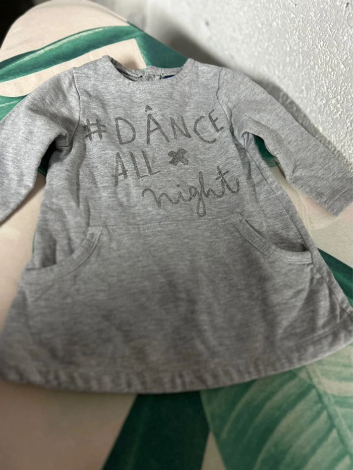 Lot de 7 vêtements bébé fille 3 mois robe gilet tee shirts pyjama - photo numéro 7