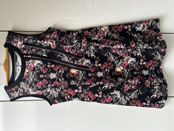Robe noire fleurie My Collection - Taille L