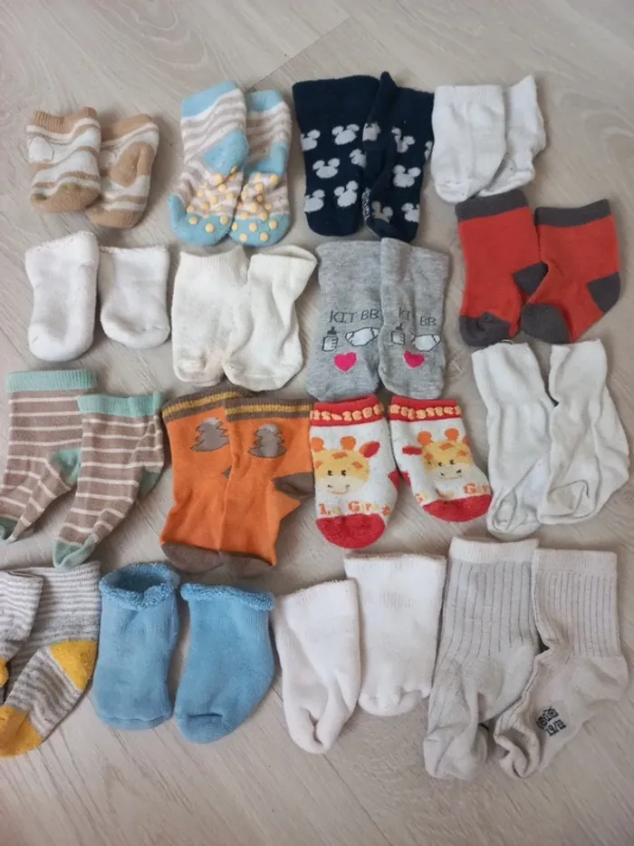 Lot de 16 paires de chaussettes bébé garçon - photo numéro 2