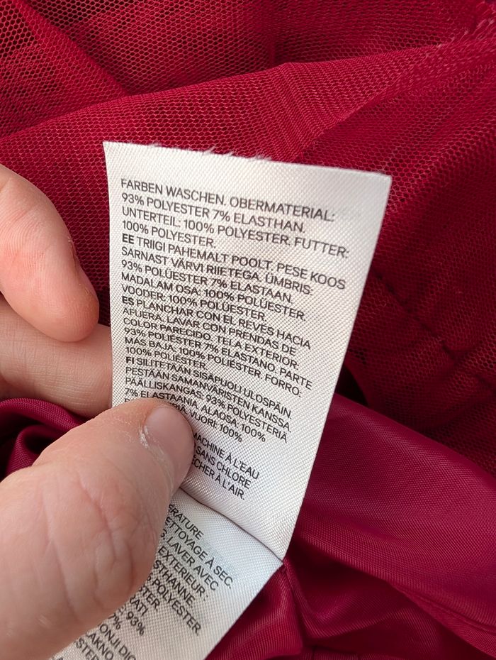 Robe velours bordeaux H&M 9-12 mois – col Claudine – excellente état - photo numéro 7