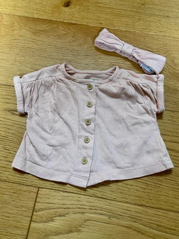 Blouse Vertbaudet + bandeau