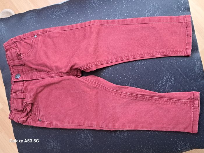 Pantalon bordeaux