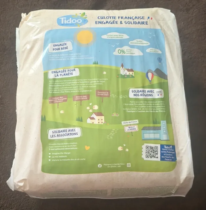 Paquet neuf, couches culottes "Tidoo", taille 6 (16/30 kg) - photo numéro 2