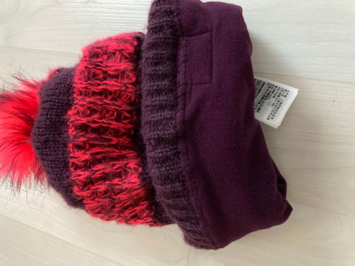 bonnet de ski fille doublé polaire - photo numéro 3