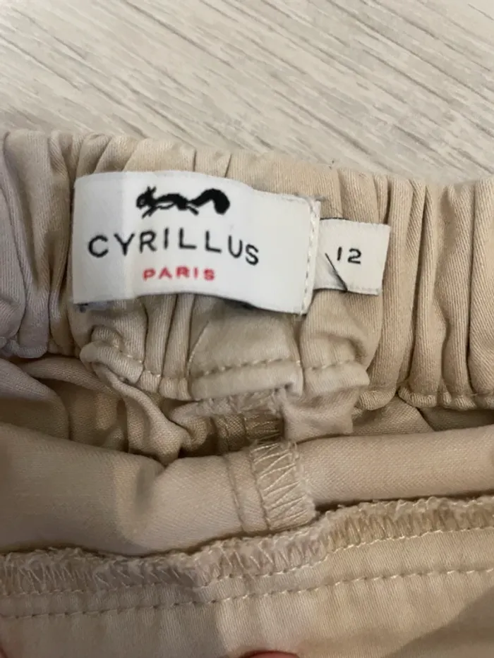 Jupe Short Beige avec boutons cyrillus - photo numéro 4