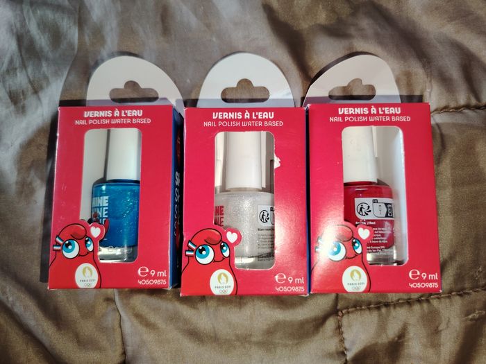 Lot 3 vernis J.O paris 2024