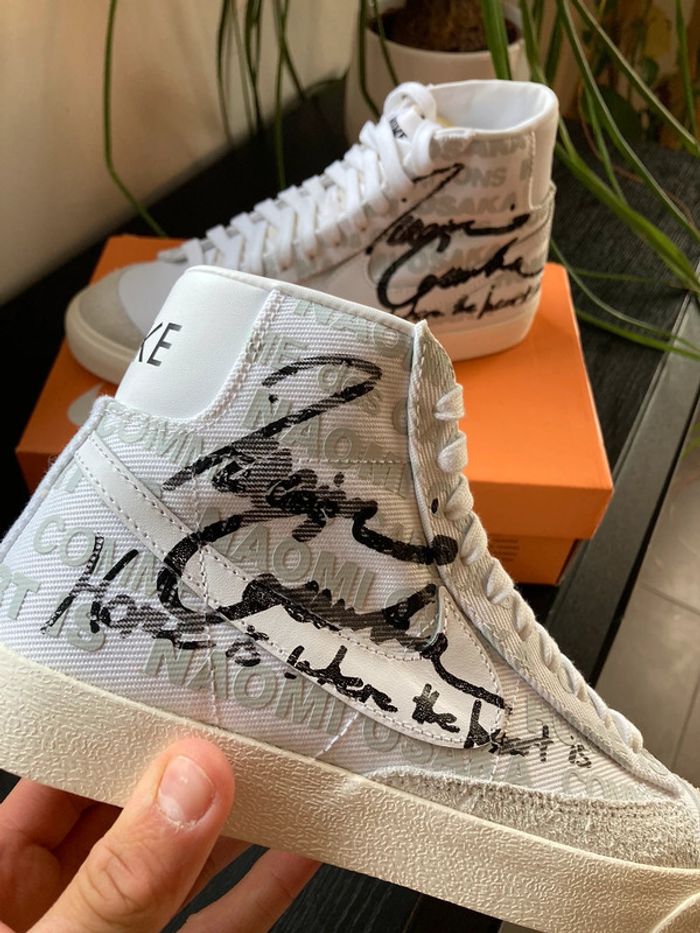 Baskets Basses Femme Nike Blazer Mid Comme des Garçons x Naomi Osaka - Taille 39 - photo numéro 5