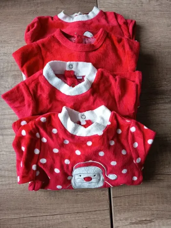 Lot pyjama hiver noël 3 mois