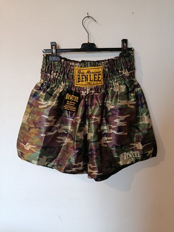 Short de muay thaï Benlee Rocky Marciano camo – Y2K / fightwear – XL – neuf