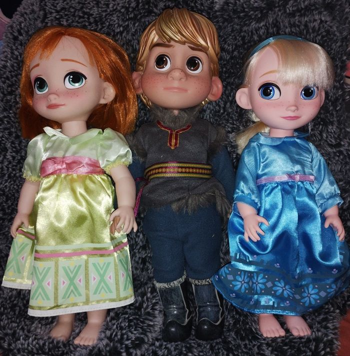 Lot 3 poupées Disney animator frozen - photo numéro 3