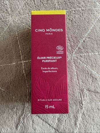 Élixir précieux purifiant neuf avec emballage Cinq Mondes