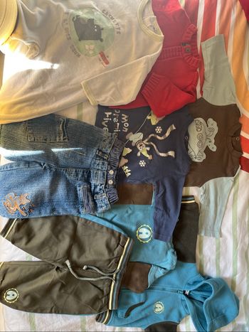 Lot garçon 6mois hiver Kiabi, kimbaloo…