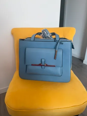 Sac à main bleu galeries lafayette